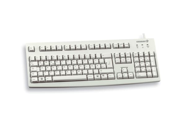 CHERRY G83-6105 - Tangentbord - USB - brittisk - ljusgrå