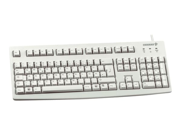CHERRY G83-6105 - Tangentbord - USB - brittisk - ljusgrå