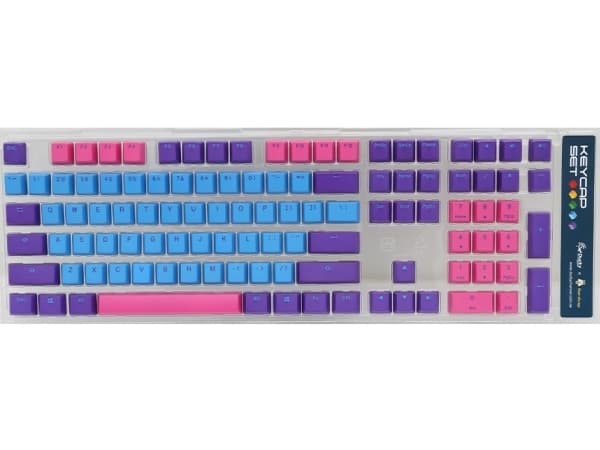 Ducky Joker, Tastaturtaster, Termoplastisk polyester (PBT), Blå, Rosa, Lilla