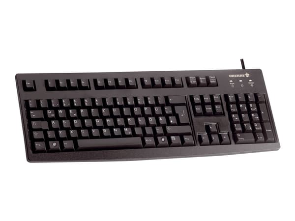 CHERRY G83-6105 USB, RD tangentbord Svart Svart