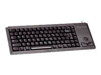 CHERRY Compact-Keyboard G84-4400 - Tangentbord - USB - engelska - svart