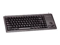 CHERRY Compact-Keyboard G84-4400 - Tangentbord - USB - engelska - svart Svart