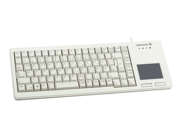 CHERRY XS G84-5500 - Tangentbord - USB - amerikansk - ljusgrå Grå