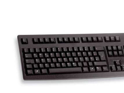 CHERRY G83-6105, Täysikokoinen (100 %), Langallinen, USB, Musta