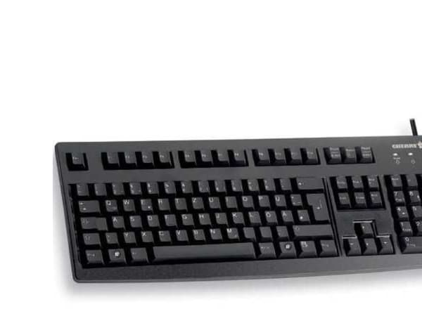 CHERRY G83-6105, Täysikokoinen (100 %), Langallinen, USB, Musta