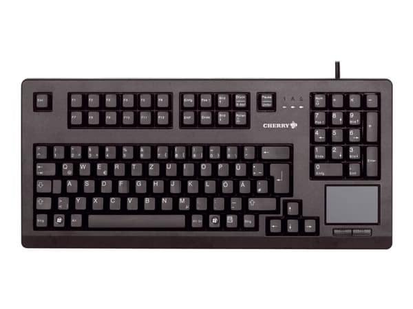 CHERRY TouchBoard G80-11900, Täysikokoinen (100 %), Langallinen, USB, Mekaaninen, QWERTY, Musta