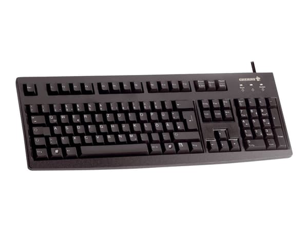 CHERRY G83-6105 - Tangentbord - USB - fransk - svart Svart