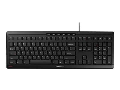 CHERRY STREAM KEYBOARD - Tangentbord - USB - spansk - tangentbrytare: CHERRY SX - svart
