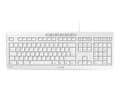 Miniatyrbild 3 av 5: CHERRY STREAM KEYBOARD - Tangentbord - USB - hela norden - tangentbrytare: CHERRY SX - vitgrå