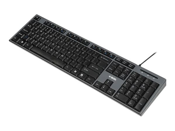 iBOX Desktop Kit - Sats med tangentbord och mus - USB - QWERTY - svart