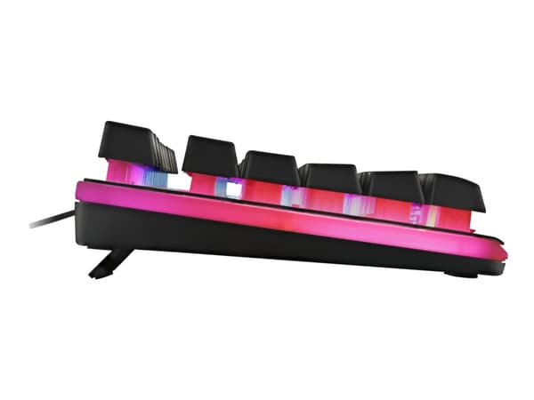 DELTACO GAMING GAM-021-RGB - Tangentbord - bakgrundsbelyst - USB - Nordisk - svart