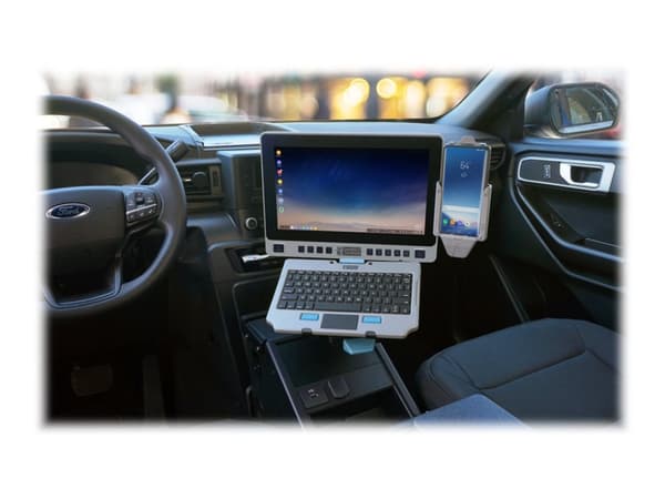 Gamber-Johnson Rugged Lite - Tangentbord - med pekplatta - USB - spansk