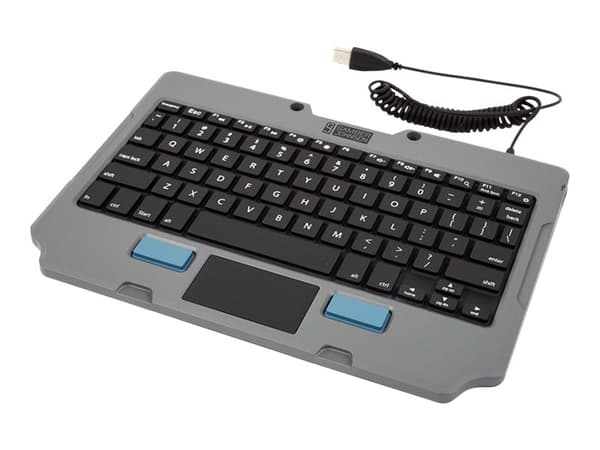 Gamber-Johnson Rugged Lite - Tangentbord - med pekplatta - USB - spansk