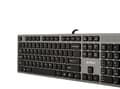 Pikkukuva 3 / 5: A4Tech KV-300H, Täysikokoinen (100 %), Langallinen, USB, QWERTY, Musta, Harmaa
