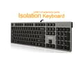Pikkukuva 4 / 5: A4Tech KV-300H, Täysikokoinen (100 %), Langallinen, USB, QWERTY, Musta, Harmaa