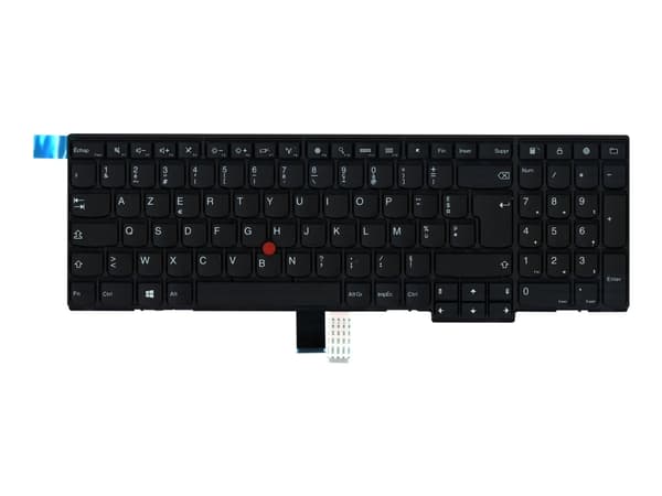 Chicony - Ersättningstangentbord för bärbar dator - med Trackpoint - AZERTY - fransk - FRU, CRU - Tier 2