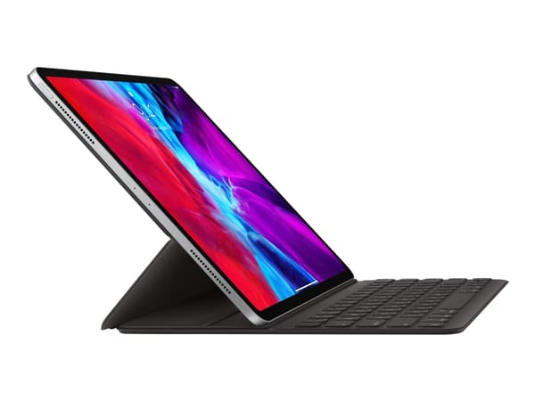 Apple Smart - Tastatur og folioveske - Apple Smart connector - QWERTY - Internasjonal engelsk / kanadisk fransk - for 12.9-inch iPad Pro (3. generasj