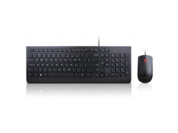 Lenovo 4X30L79928 tangentbord Mus inkluderad USB QWERTY Estniska Svart