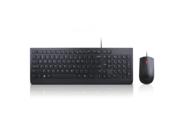 Lenovo 4X30L79928 tangentbord Mus inkluderad USB QWERTY Estniska Svart