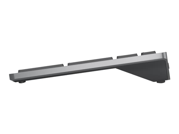 DELL KM7120W tangentbord Mus inkluderad Trådlös RF + Bluetooth QWERTY Amerikanskt internationellt Grå, Titan