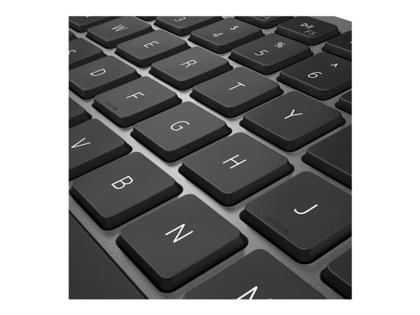 DELL KM7120W tangentbord Mus inkluderad Trådlös RF + Bluetooth QWERTY Amerikanskt internationellt Grå, Titan