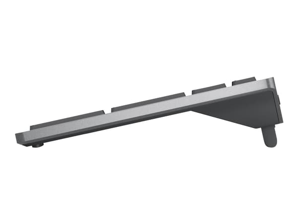 DELL KM7120W tangentbord Mus inkluderad Trådlös RF + Bluetooth QWERTY Amerikanskt internationellt Grå, Titan