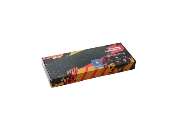 Canyon Hazard, Fullstor (100 %), Kabel, USB, Mekaniska tangentbrytare, LED, Svart