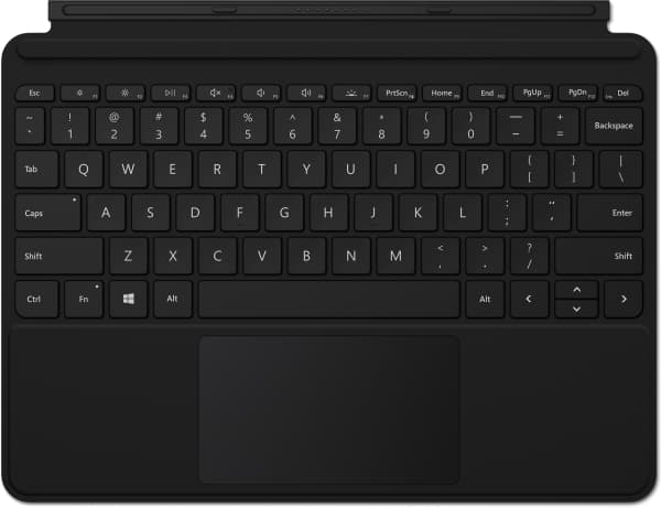 Microsoft Surface Go Type Cover - näppäimistö - ohjauslevy, kiihtyvyysanturi - laukkukansi - lajittelu - Surface Go, Go 2 -laitteille