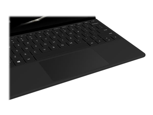 Microsoft Surface Go Type Cover - Tastatur - med styrepute, akselerometer - bakbelysning - svart - for Surface Go, Go 2