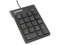 Miniatyrbilde 5 av 5: Manhattan kablet numerisk tastatur - svart