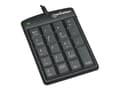 Miniatyrbilde 2 av 5: Manhattan kablet numerisk tastatur - svart