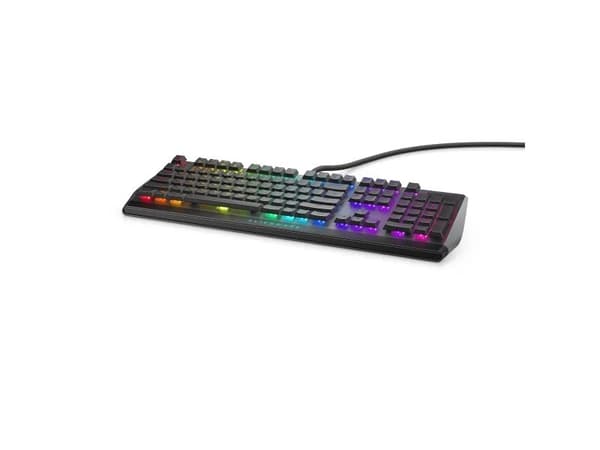 Alienware AW510K - Tangentbord - bakgrundsbelysning - USB - QWERTY - Amerikansk engelska - tangentbrytare: CHERRY MX Low Profile Red - Dark Side of t