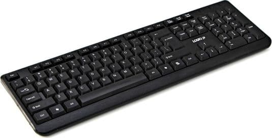 Logo Cut Wired White US Keyboard (Cut US)