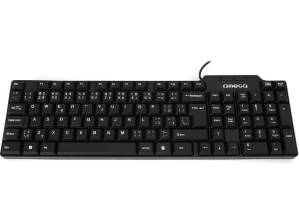 Omega keyboard OK-05 Wired Black CZ + SK (OK05TCZ)