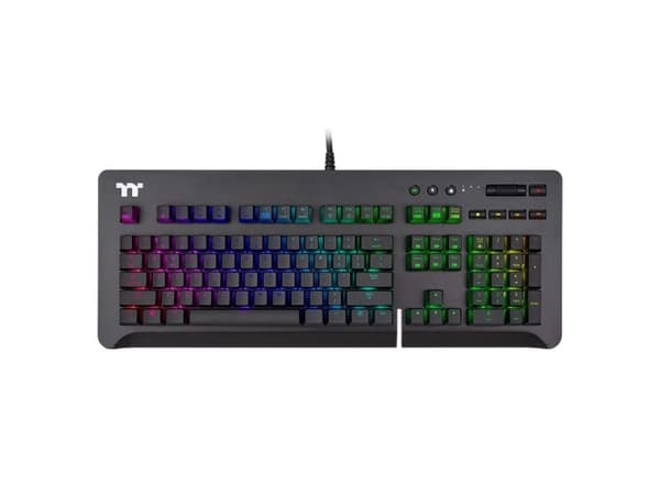 Thermaltake Level 20 GT RGB, Fullstor (100 %), Kabel, USB, Mekaniska tangentbrytare, RGB LED, Svart
