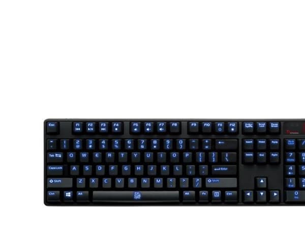 Tt eSPORTS KB-PIZ-KLBLUS-01, Full storlek (100%), Ledningsført, USB, QWERTY, Sortera