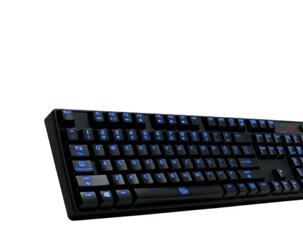 Tt eSPORTS KB-PIZ-KLBLUS-01, Full storlek (100%), Ledningsført, USB, QWERTY, Sortera Svart