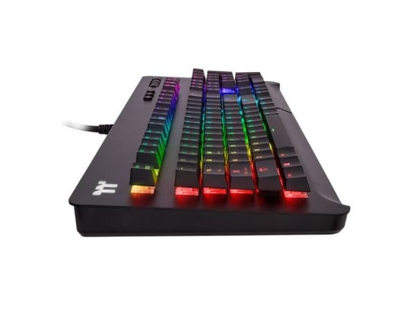 Thermaltake Level 20 GT RGB, Kabel, USB, Mekaniska tangentbrytare, QWERTY, RGB LED, Svart
