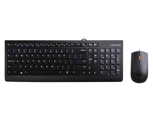 Lenovo 300 USB Combo - Sats med tangentbord och mus - USB - amerikansk