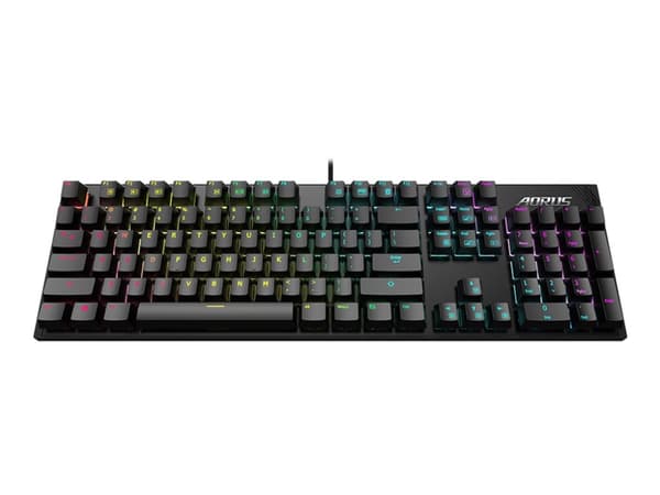 AORUS K1 - Tangentbord - bakgrundsbelysning - USB - tangentbrytare: CHERRY MX Red