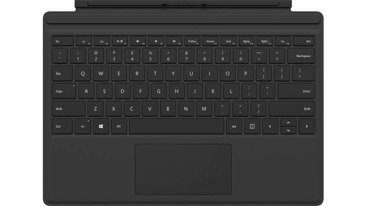 Microsoft Surface Pro 4 Type Cover French, Black, AZERTY