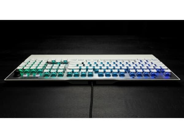 Roccat Vulcan 122 Aimo Standard Usb Mekanisk Nokkel Bryter Qwerty Rgb Led Hvit Cdon