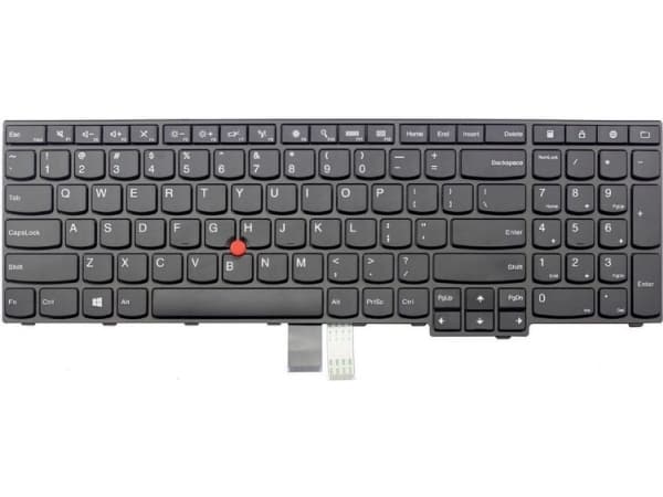 Lenovo - Ersättningstangentbord för bärbar dator - med Trackpoint - AZERTY - fransk - FRU