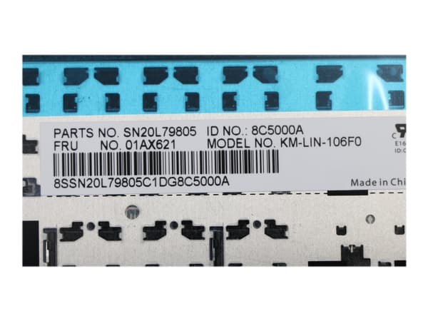 Lenovo - Ersättningstangentbord för bärbar dator - med Trackpoint - AZERTY - fransk - FRU