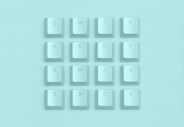 Mionix MNX-05-27003-DE, Tastaturtaster, Akrylonitril-butadien-styren (ABS), Blå