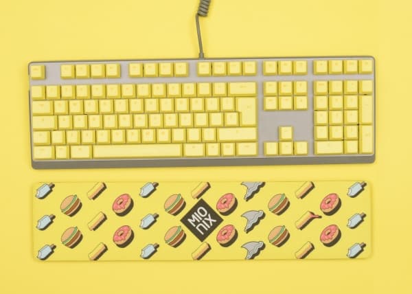 Mionix MNX-05-27001-DE, Tastaturtaster, Akrylonitril-butadien-styren (ABS), Gult
