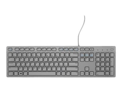 Dell KB216 - Tangentbord - USB - QWERTY - USA, internationellt - grå Grå