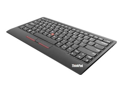 Lenovo ThinkPad TrackPoint Keyboard II - Tangentbord - med Trackpoint - trådlös - 2.4 GHz, Bluetooth 5.0 - QWERTY - amerikansk - tangentbrytare: Saxn Svart