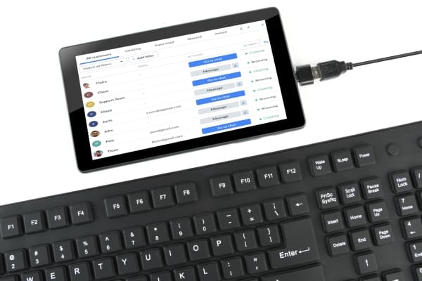 Gembird KB-109F-B - Näppäimistö - PS/2, USB - USA - lajittelu