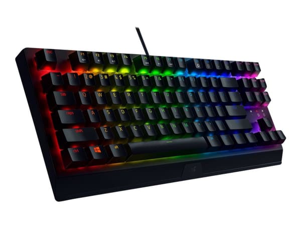 Razer Blackwidow V3 Tenkeyless, Täysikokoinen (100 %), USB, Mekaaninen, QWERTY, RGB LED, Musta